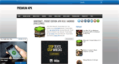 Desktop Screenshot of premiumapk.blogspot.com