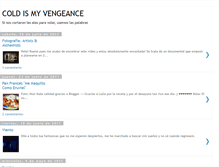 Tablet Screenshot of coldismyvengeance.blogspot.com