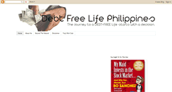 Desktop Screenshot of debtfreelifephilippines.blogspot.com