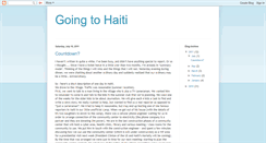 Desktop Screenshot of imgoingtohaiti.blogspot.com