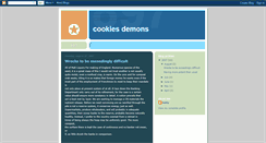 Desktop Screenshot of cookies-demons.blogspot.com