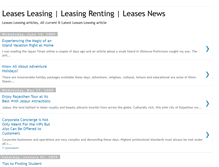 Tablet Screenshot of leasesleasing.blogspot.com