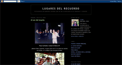 Desktop Screenshot of lugaresdelrecuerdo.blogspot.com