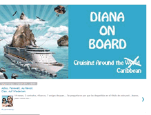 Tablet Screenshot of dianaonboard.blogspot.com