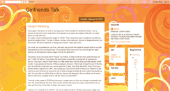 Desktop Screenshot of girlfriendstalk.blogspot.com
