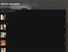 Tablet Screenshot of ceccicolucci.blogspot.com