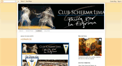 Desktop Screenshot of clubschermalima.blogspot.com