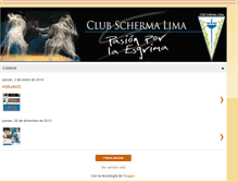 Tablet Screenshot of clubschermalima.blogspot.com