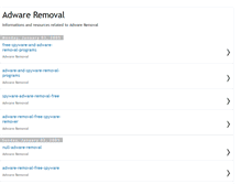 Tablet Screenshot of adwareremoval.blogspot.com