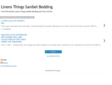 Tablet Screenshot of linens-things-sanibel-bedding.blogspot.com