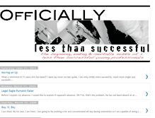 Tablet Screenshot of lessthansuccessful.blogspot.com