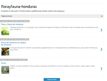 Tablet Screenshot of florayfauna-honduras.blogspot.com