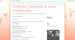 Desktop Screenshot of confusoesdepressoesoutrascomplicacoes.blogspot.com