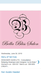 Mobile Screenshot of bellablisssalon.blogspot.com