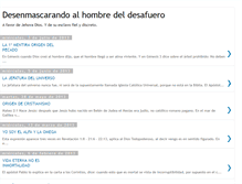 Tablet Screenshot of desenmascarandoalhombredeldesafuero.blogspot.com