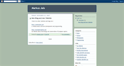 Desktop Screenshot of markusjais.blogspot.com