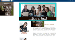 Desktop Screenshot of likeafoxblog.blogspot.com