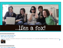 Tablet Screenshot of likeafoxblog.blogspot.com