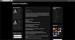 Desktop Screenshot of despertardoequilibrio.blogspot.com