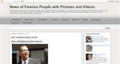 Desktop Screenshot of news-of-the-famous-people.blogspot.com