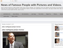 Tablet Screenshot of news-of-the-famous-people.blogspot.com