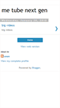Mobile Screenshot of metubenextgen.blogspot.com