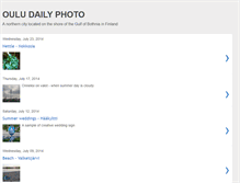Tablet Screenshot of ouludailyphoto.blogspot.com