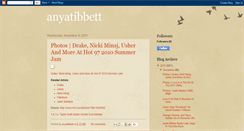 Desktop Screenshot of anyatibbett.blogspot.com