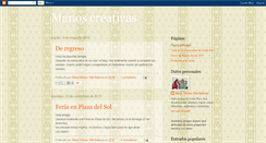 Desktop Screenshot of manoscreativas-silene.blogspot.com