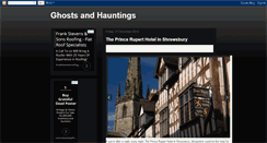 Desktop Screenshot of ghostsandhauntedplaces.blogspot.com