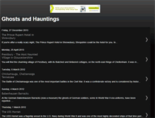 Tablet Screenshot of ghostsandhauntedplaces.blogspot.com