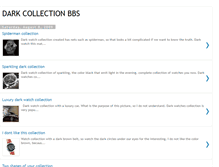 Tablet Screenshot of dark-collection.blogspot.com