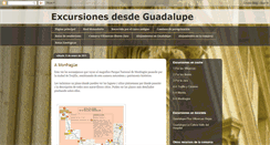 Desktop Screenshot of excursionesdesdeguadalupe.blogspot.com