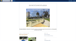 Desktop Screenshot of downtownparks.blogspot.com