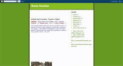 Desktop Screenshot of gamegundam.blogspot.com