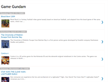 Tablet Screenshot of gamegundam.blogspot.com