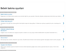 Tablet Screenshot of bebek-bakmaoyunlari.blogspot.com