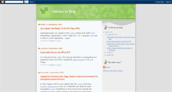Desktop Screenshot of oaktaurus.blogspot.com