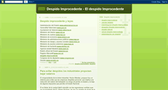 Desktop Screenshot of eldespidoimprocedente.blogspot.com