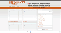 Desktop Screenshot of hotwallpapersofgirls.blogspot.com