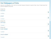 Tablet Screenshot of hotwallpapersofgirls.blogspot.com