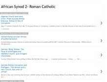 Tablet Screenshot of africansynod2romecath.blogspot.com