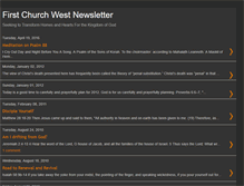 Tablet Screenshot of firstchurchwest.blogspot.com