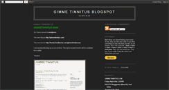 Desktop Screenshot of gimmetinnitus.blogspot.com