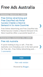 Mobile Screenshot of freeadsaustralia.blogspot.com