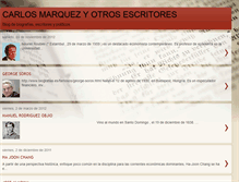 Tablet Screenshot of carlosmarquezyotrosescritores.blogspot.com