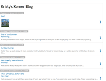 Tablet Screenshot of kristyskornerblog.blogspot.com