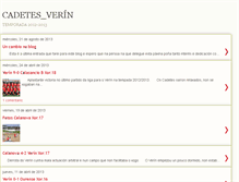 Tablet Screenshot of cadetesverin.blogspot.com