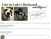 Tablet Screenshot of lokisbackyard.blogspot.com