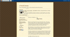 Desktop Screenshot of e-booktopics.blogspot.com